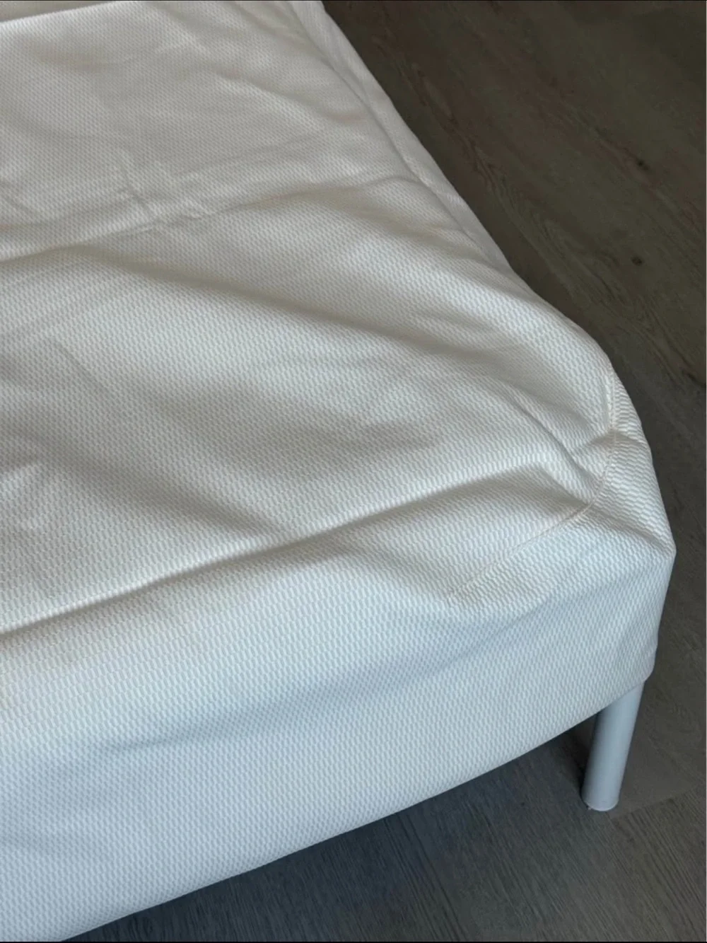 Matouk Queen Coverlet Ivory Woven Texture Luxury Bedding